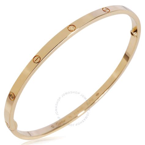 pre owned cartier love bangle|cartier love bangle small.